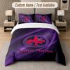 Fiorentina FC Design Bedding Set Custom Text 1 Duvet Cover & 2 Pillow Cases