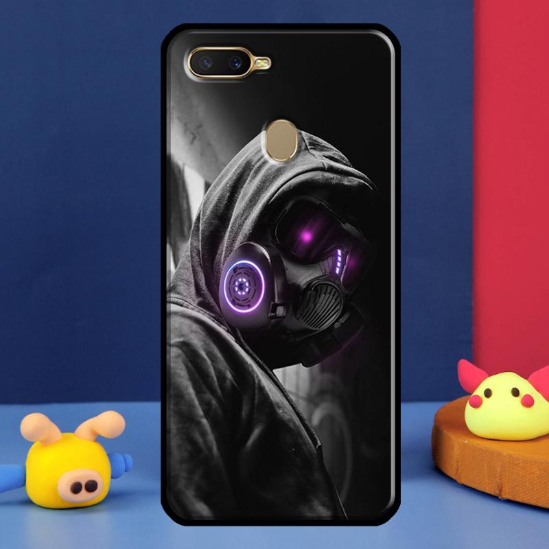 Nuclear Mask Gas Mask For Oppo A54 A57 S A78 A58 A98 A5 A9 A91 A15 A16 A17 A52 A72 A76 A96 A74 A94 A77 Phone Case