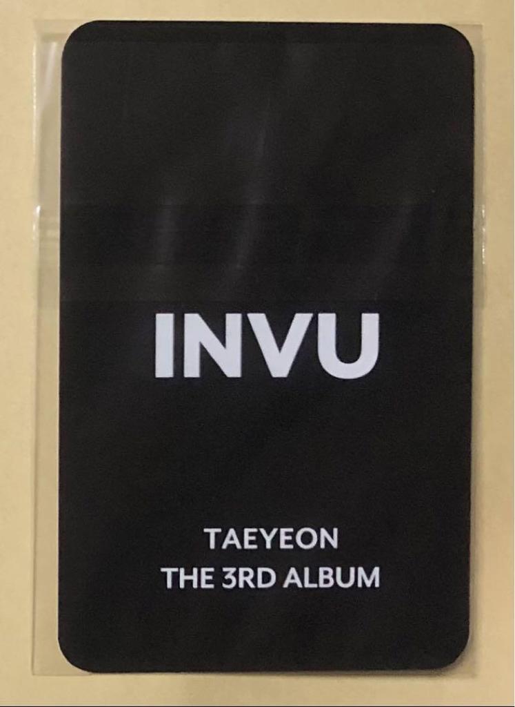 [USED] Girls' Generation Taeyeon TAEYEON INVU Universal Studios Japan Bonus Korean Edition Trading Card B