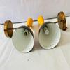 Wall Sconces Brass Italian Wall Light Modern Italian Style Sconces Diabolo Wall Light 2 Bulb Pair 1950’S Style Mid Century