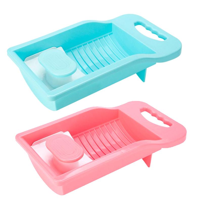Underwear Washboard Antislip Thicken Washing Board Clothes Cleaning Laundry Cleaning Tool Bathroom Accessories Socks Washboard