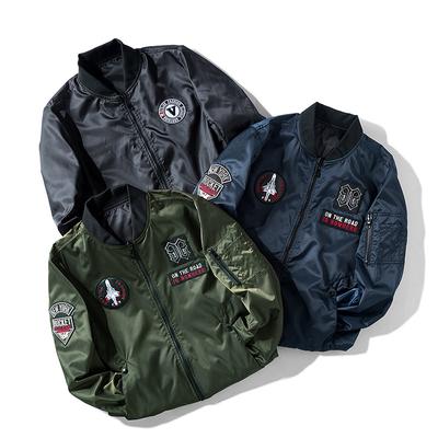 Men's Autumn and Winter Coats, Bomber Jackets, Men's Baseball Uniforms, Reversible Large Size Coats