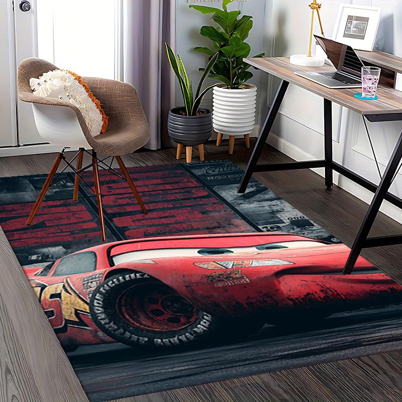 1pc Mcqueen Carpet Rug for Bedroom Living Room Decor Sofa Home Game Area Rug Non-slip Floor Mat. D0730037