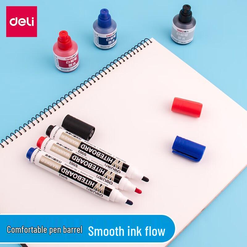 Deli S630 Refillable Whiteboard Marker Ink