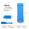 Lightweight Inflatable Sleeping Pad with Foot-Pump, 600g, Moisture-Proof Camping Nap Mat - Color L18