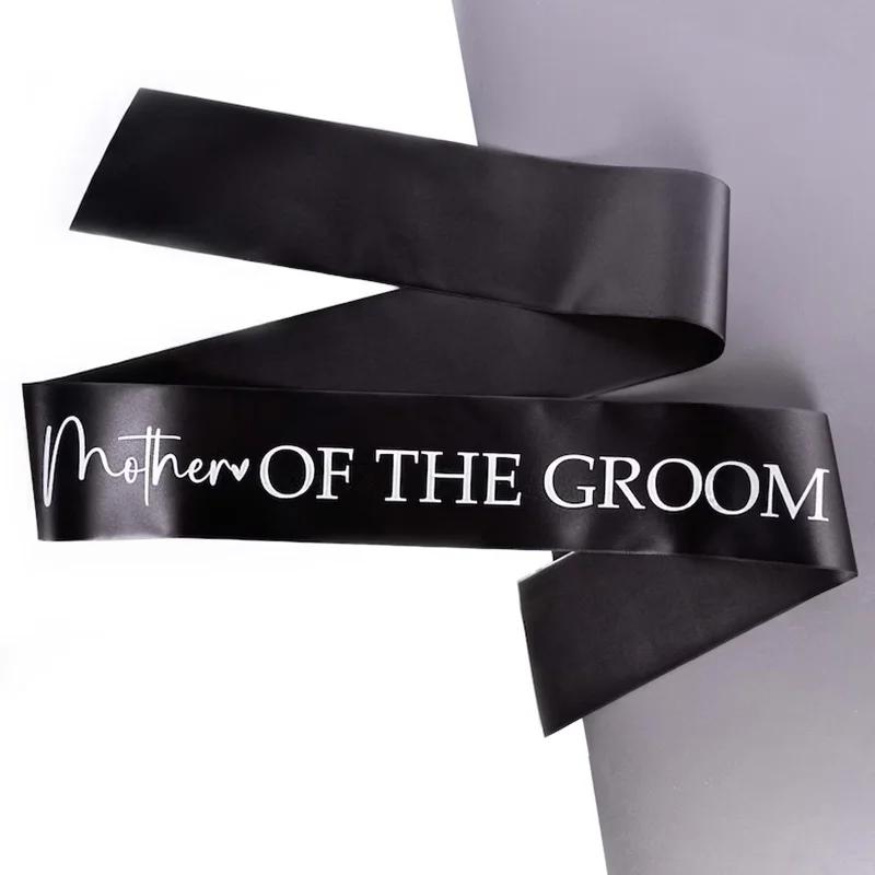 

Mother of groom Bride to be bridesmaid maid of honor sash Wedding girls Bachelorette hen Party Bridal Shower decoration gift