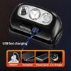 Strong Light Headlamp Portable Led Sensor Headlamp Usb-C Rechargeable Head Flashlight Outdoor Camping Fishing Emergency Lantern
