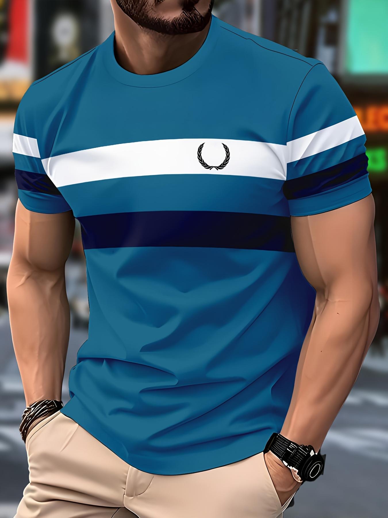 Men S Casual Fashion Print T-Shirt S дубильная кора