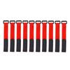 10Pcs Reusable Hook and Loop Cinch Straps Nylon Cable Ties Organizer Adjustable Fastener Securing Cable Straps Cord Management