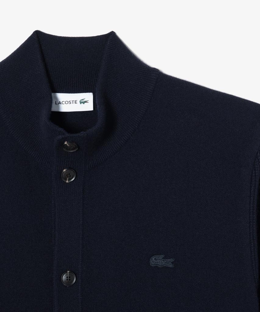 LACOSTE Men'S Button High-Neck Knit Jacket Ah192E-56N 166