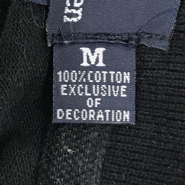 Ralph Lauren / Short Sleeve Polo Shirt [Men’s M / Black × Red × White] Embroidered Front Logo(USED)