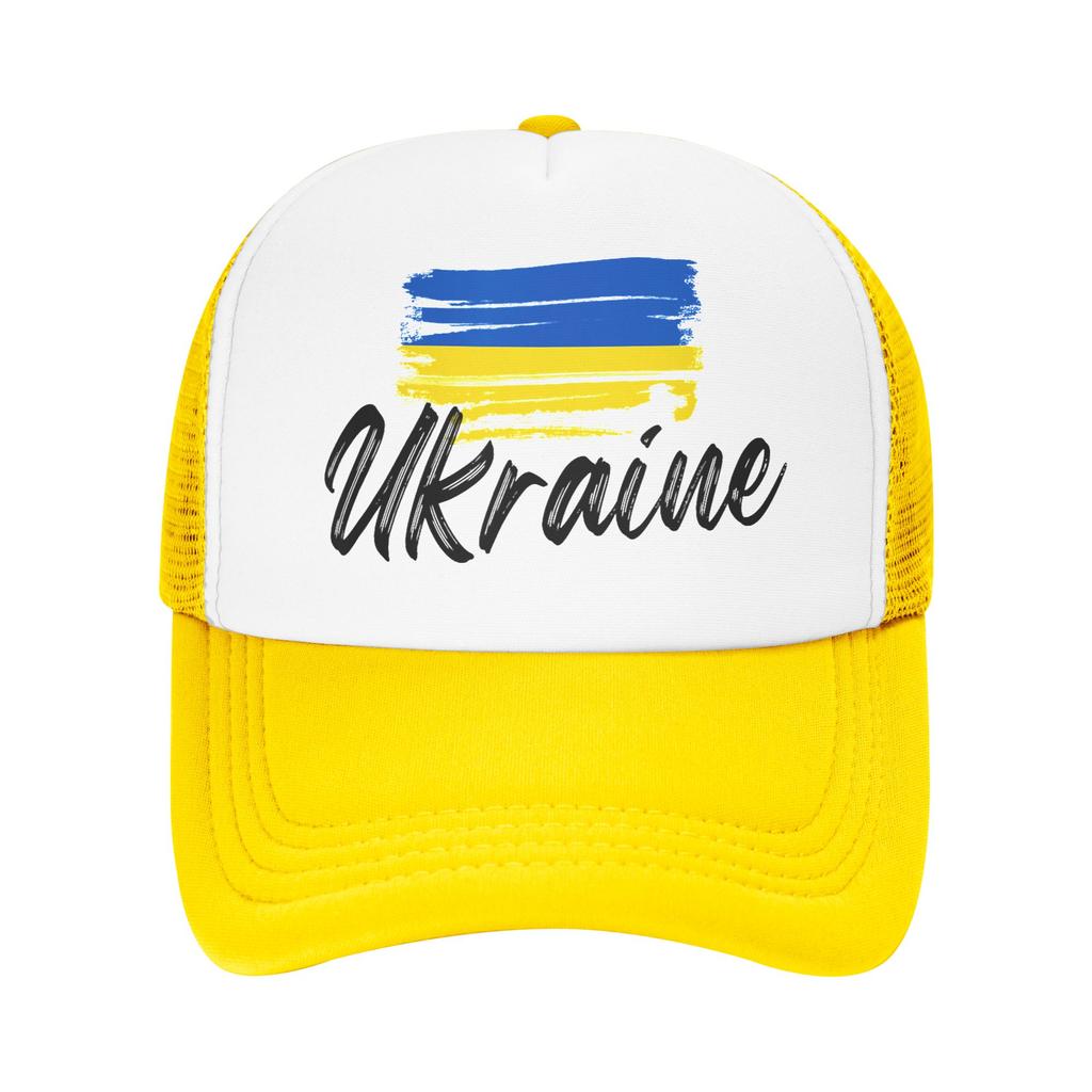 Ukraine Flag Ukrainian Mesh Baseball Caps Unisex Women HipHop Trucker Worker Cap Hat Adjustable Summer Trucker Cap
