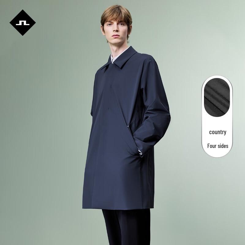 

J.Lindeberg Men s Four-Way Stretch Business Casual Overcoat L