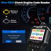 OBD2 Scanner Diagnostic Tool, Check Engine Light Car Code Reader with Reset, Battery Tester, Live Data, Freeze Frame, I/M Readiness, Car Scanner