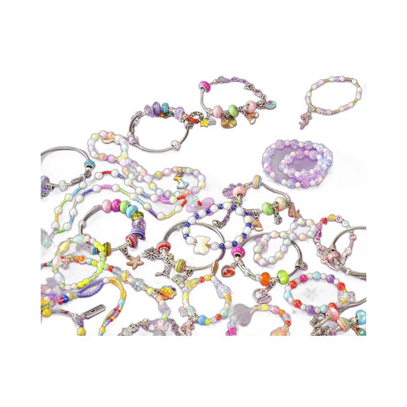 Children's Beaded Jewelry DIY Set: Princess Playhouse Toy for Girls' Birthday Gift