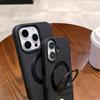 Applicable To Iphone11promax Mobile Phone , Carbon Fiber Pattern Apple 11 Magnetic Rotating Bracket, Anti-drop Fulcrum Shell