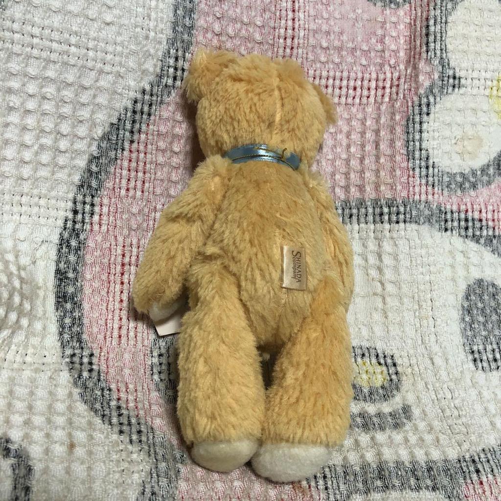 [USED] SHINADA Atelier Toyoko Teddy Bear with Paper Tag, Pre-owned