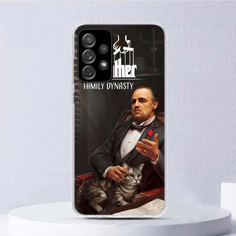 The Godfather TV Soft Case For Samsung Galaxy A15 A14 A13 A12 A55 A54 A53 A52 Phone Cover A35 A32 A33 A25 A23 A22 A05S A04S Gala