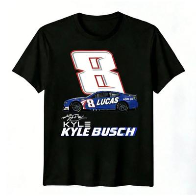 2026 Kyle Busch #8 Lucas Oil Nascar Racing Unisex Graphic T-Shirt New