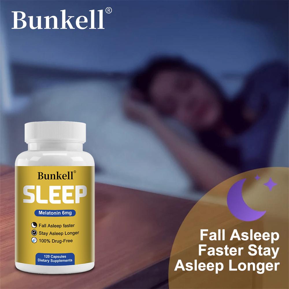 Nighttime Dietary Supplement Capsules with Vitamin B6, Vegan Non‑GMO Gluten‑Free Soy‑Free,120 Capsules