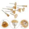 Accessories Electric Rotary Tools Wire Wheel Polishing Grinding Brass Brush Kit Buffing Sanding