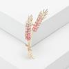 1Pcs Unisex Enamel Wheat Plant Pins  Wheat Ear Brooches For Women Banquet Party Backpack Gifts Jewelry Accessories