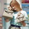Palmenmuster zweite Generation Kelly Rindsleder Tasche Nische Umhängetasche Kelly Tasche Echtes Leder High-End Damen Handtasche