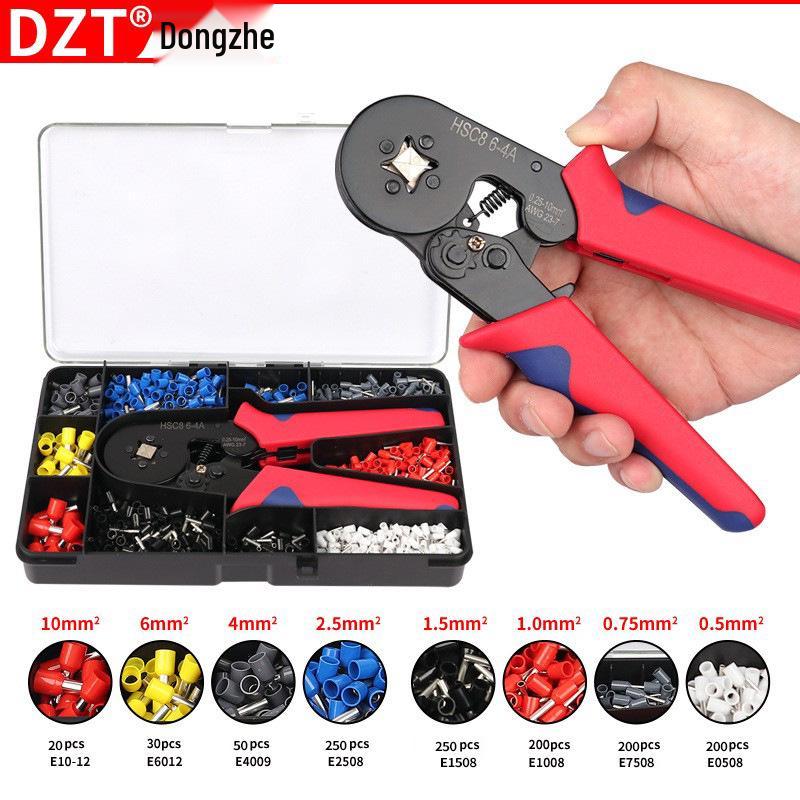 European-Style Cold-Pressed Crimping Pliers Set for Electricians (HSC86-46)