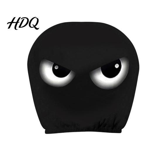 Headrest Cover for SUV Funny Car Covers Spooky Pattern Seat Polyester Protector Protector Universal Breathable Stretchy Interior Accessories