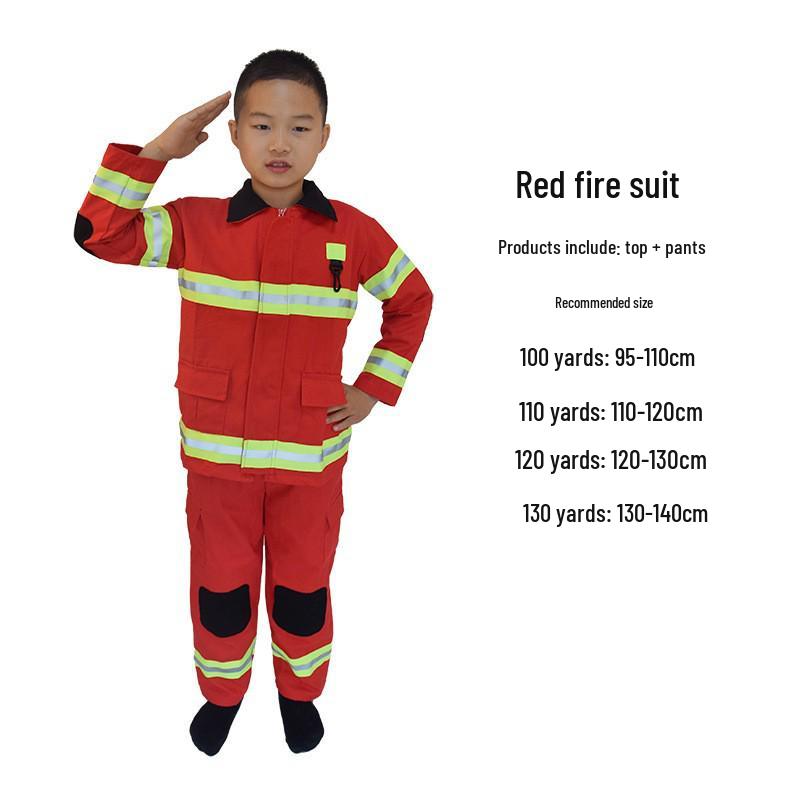 Children's Firefighting and Astronaut Cosplay Costume Set