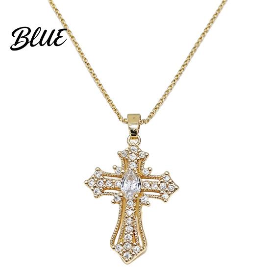 Retro Christian Necklace Catholic Necklace, Religious Pendant Colorful Rhinestone Daily Wear Statement for Women Wear, Jewelry Gift
