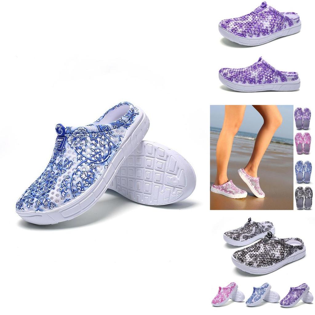 Stylish Women's Summer Garden Wooden Bathroom Slippers For Beach And Home