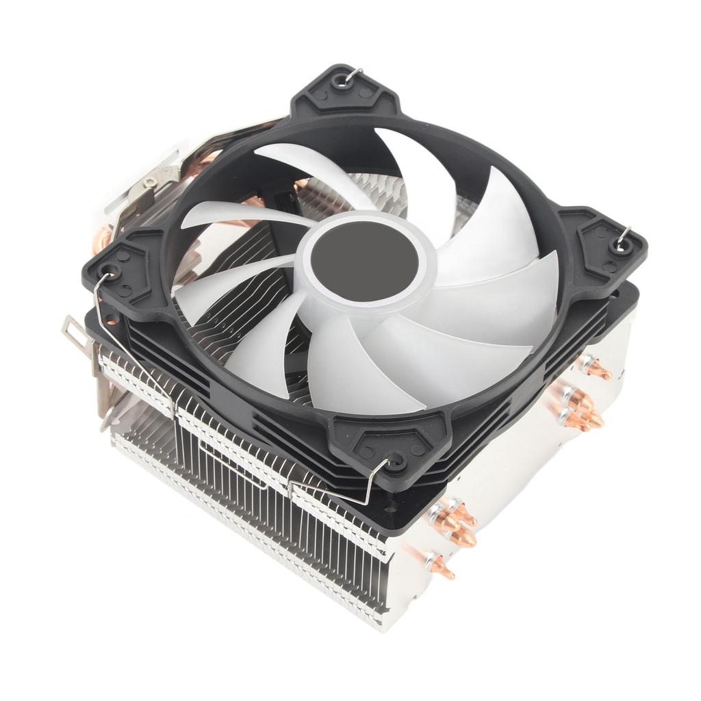 CPU Fan Desktop Mute Tower CPU Radiator Four Copper Tube Pure Copper RGB Chassis Cooling Fan