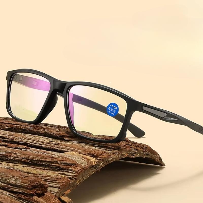 Ultralight Anti Blue Light Reading Glasses Fashion Tr Frame Hd Presbyopia Eyeglasses Men Women Eye Protection Far Sight Goggle