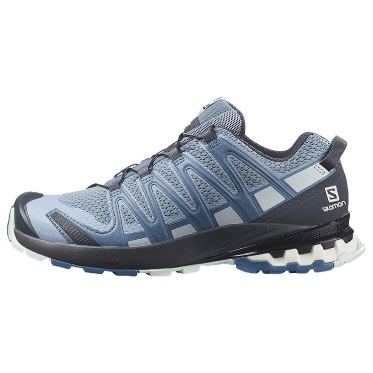 Salomon XA Pro 3D V8 Comfortable Fabric Durable Low-Top Casual Running Shoes Women sneaker Gray Blue 412721