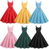 Fashion Style Fashion Amazon French Summer Hot Sale Sexy Sling Retro Hepburn Style Swing Dress Tide