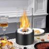 "Portable Tabletop Fire Pit - Smokeless Concrete Fire Bowl for Indoor & Outdoor Ambience"
