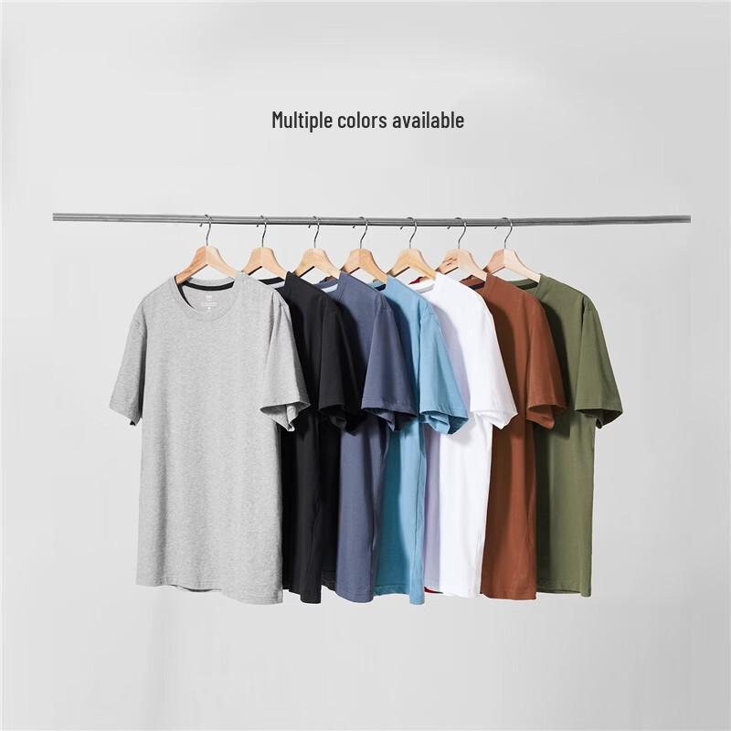 Giordano Men's Solid Color Short-Sleeve T-Shirt