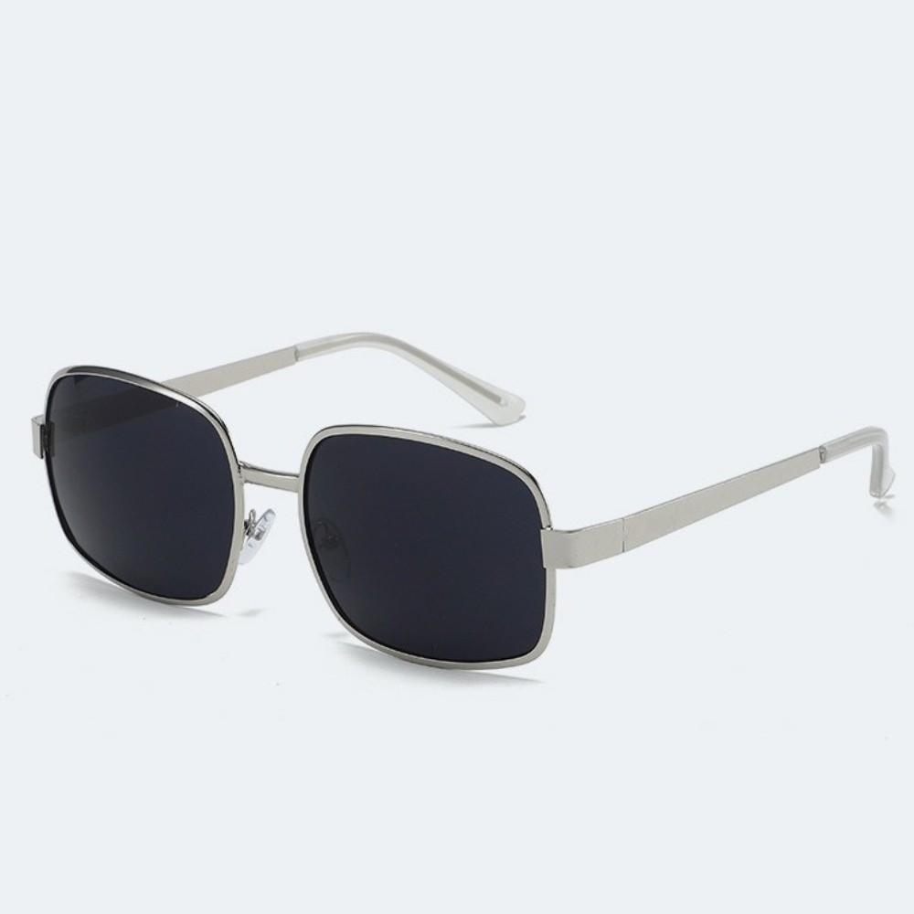 Large-Framed Sun Protection Glasses UV400 Protection Square Frame Sunglasses  Unisex Wear
