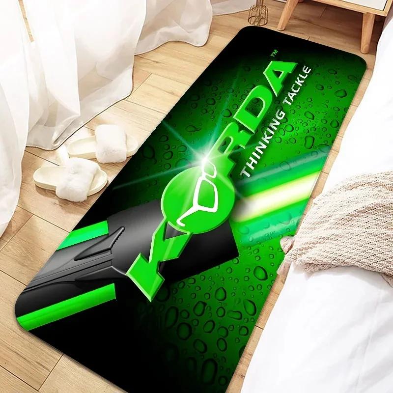 K-Korda Tackle Non-Slip Floor Mat Washable Carpet for Entrance Stylish Rug for Living Room or Hallway Decor Durable Doormat
