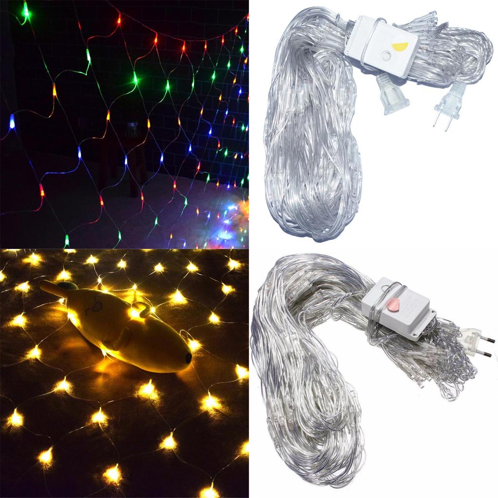 Brilliant Christmas Fairy String Lights 3m X 2m With 200 Leds For Outdoor Party Decor