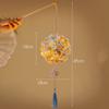 Festival Mid-Autumn New Embroidery Ball Lantern Handmade Diy Children Making Materials Package Portable Ancient Style Lanterns