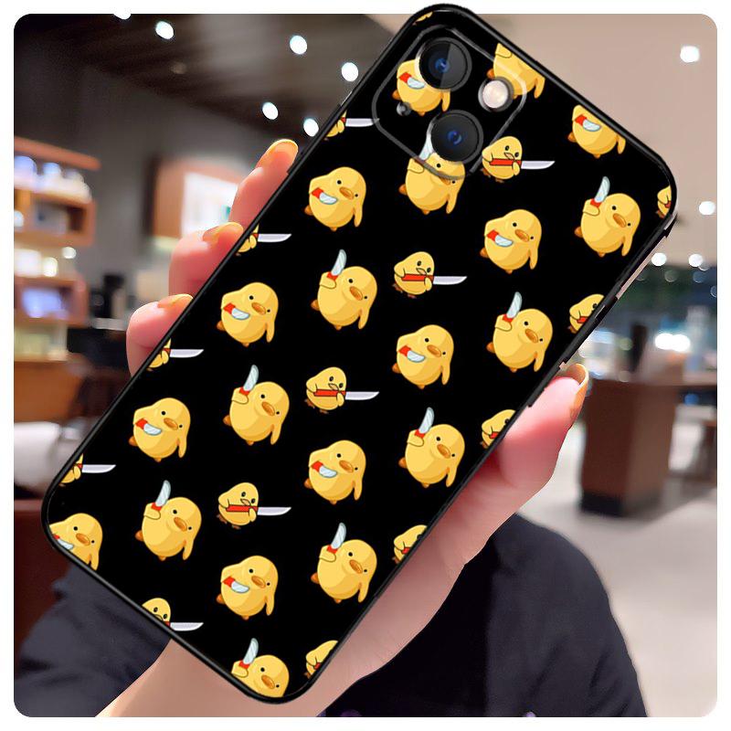 Duck With Knife Duck Cute Case For iPhone 13 Pro Max 16 15 11 12 14 17 Pro Max mini 15 16 Plus 16e 17 Air Phone Cover