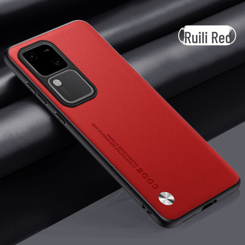 Kevlar Vivos18pro Mobile Phone Case: New Plain Leather Full-Cover Protective Cover for S18/S16/S15.