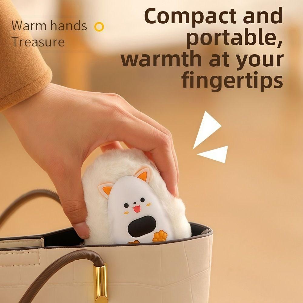 Electric Hand Warmer Smart Temperature Control Mini Digital Display Hand Warmer Portable Three-speed Adjustment