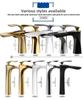 Golden Maple Leaf Basin Faucet for Hot and Cold Water Household Use Raised Washbasin Countertop Single Hole Faucets Bathroom