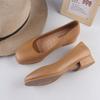 Yuzhihao Closed Heel Women's Low Heel Solid Color Summer Sandals