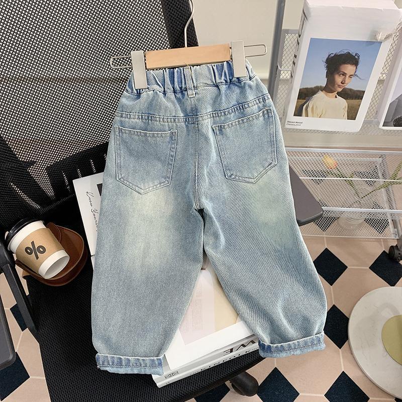 Flickbyxor Vår och Höst Baby Vardagsbyxor Vårjeans