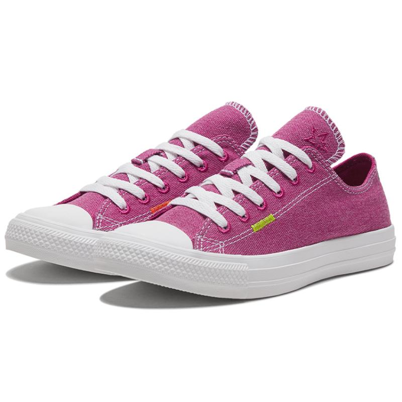 Converse Chuck Taylor All Star Lace-up Low-Top Canvas Shoes Unisex Rose Red