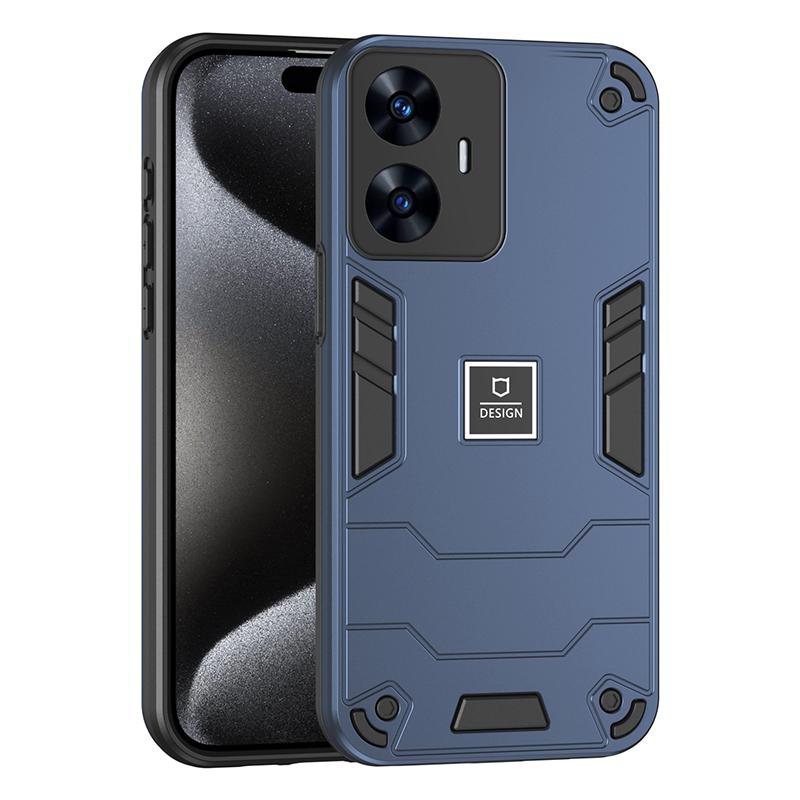For Realme C51 C53 C55 Armor Magnetic Hard PC Phone Case For Realme C53 For Realme C55 Lens Protection Shockproof Cover